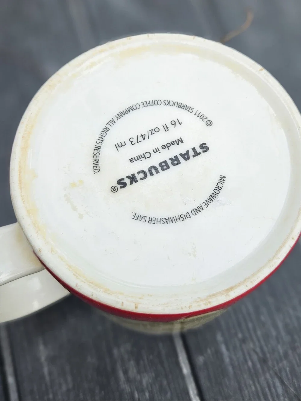 2012 Starbucks Manila Maynila Global Icon Series Coffee Mug‎ Tea Cup Red White